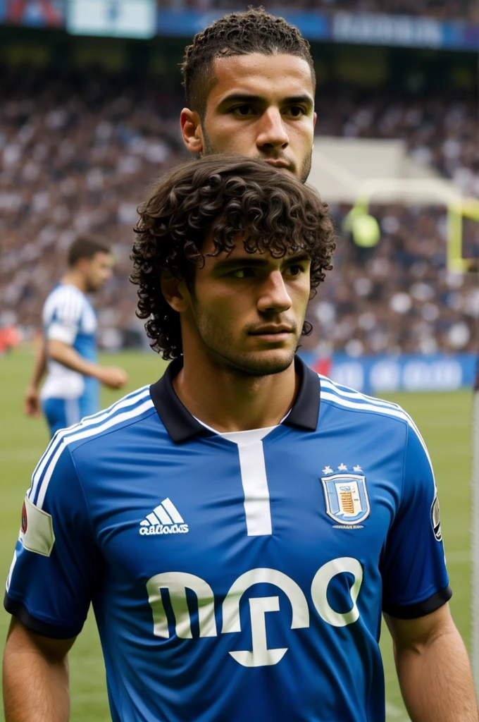 Uruguayan footballer with the National Football Club shirt