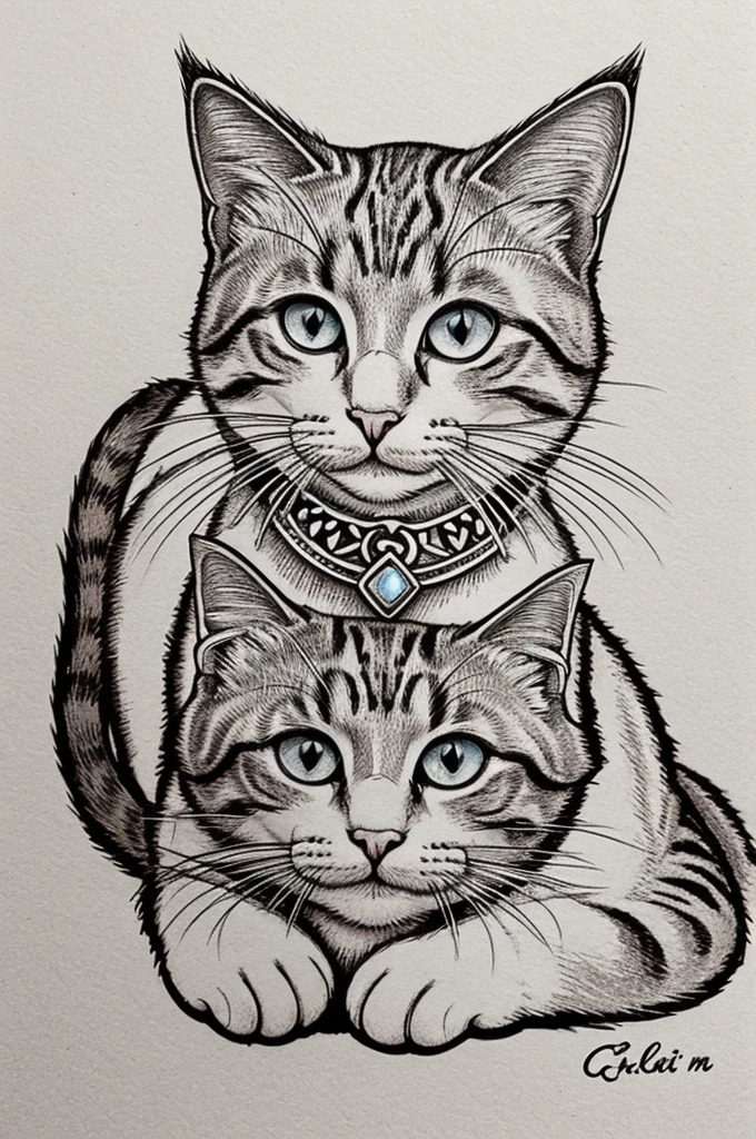 (logo) (jewelry) (cat) (line art)