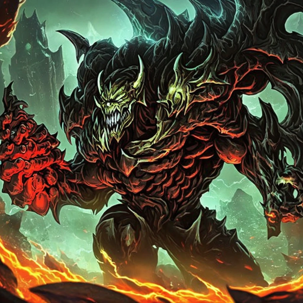 The Shadow Fiend: A demon thriving in darkness, spreading fear.