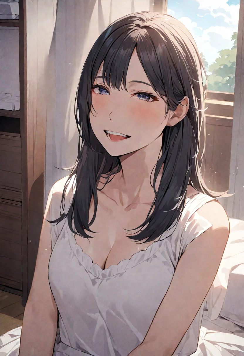 Arasa Japanese housewife、Bedroom