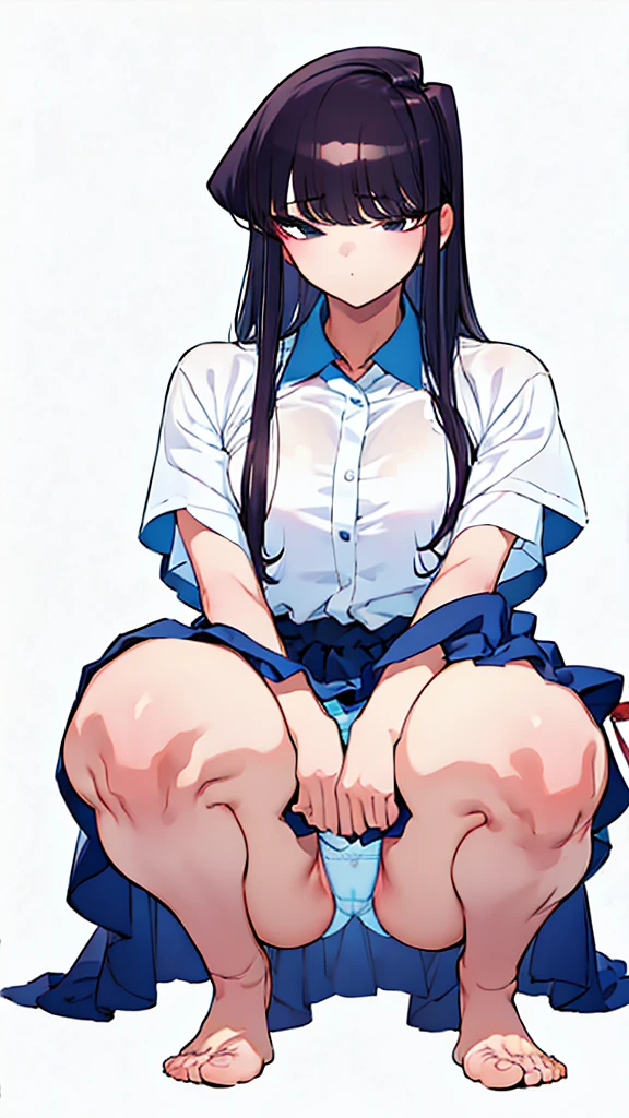 anime giRl with a big ass sitting on a bed, a manga dRawing by Eizan Kikukawa, tRending on pixiv, sōsaku hecho, bending oveR, grueso, extRa detailed, extRemely high detail!!, 2b, 2 segundo, beautiful anime giRl squatting, caderas increíblemente infladas, R / aRt, R /aRt