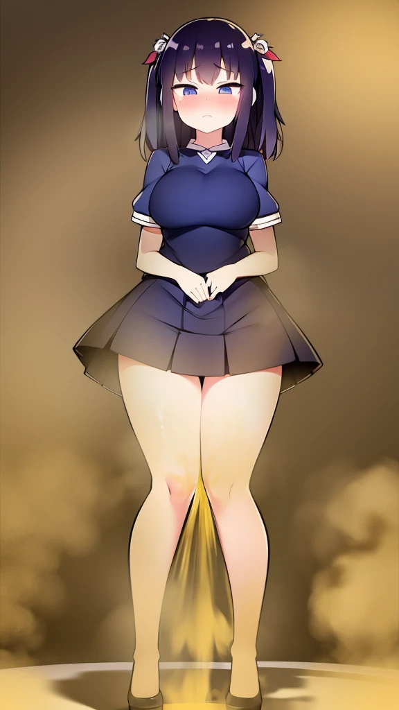 Big Breasts (Purple Eyes) ((())) (Slanted Eyes) ,(Turn around) (((solo))), Embarrassed, blush, uniform (((A girl farts)))Standing Knee-toed Crouching ((speed))
、(Holding on) ((ass view)) ((Loli face)(((Yellow gas leaking from the anus)))(((High quality eyes)) (masterpiece:1.2、Highest quality, Highest quality)、(Highly detailed CG Unity 8k wallpaper、Super detailed、Best Shadow)、(Detailed Background)、(Best lighting、Very delicate and beautiful)、Depth of written boundary