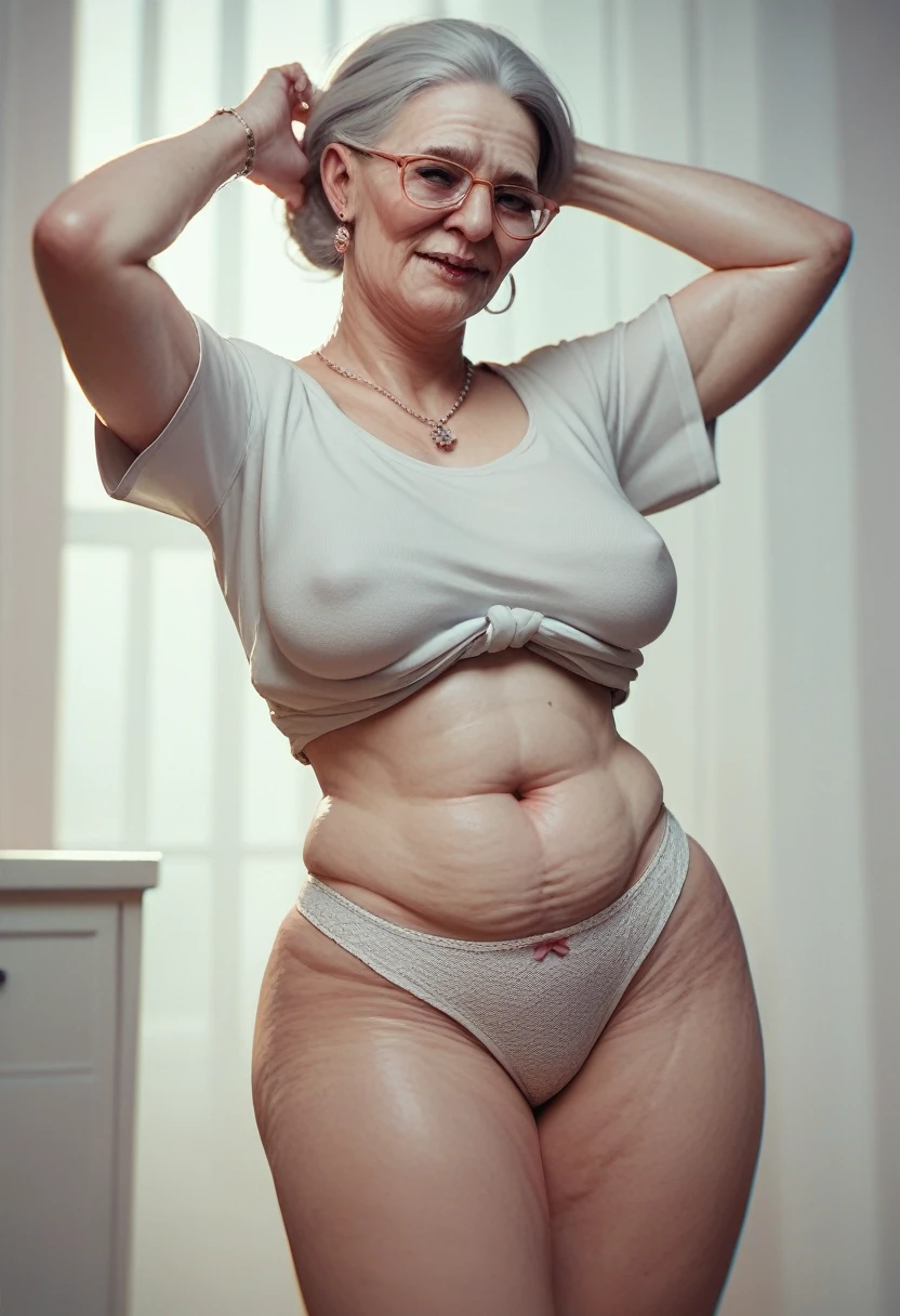 Elderly panties models