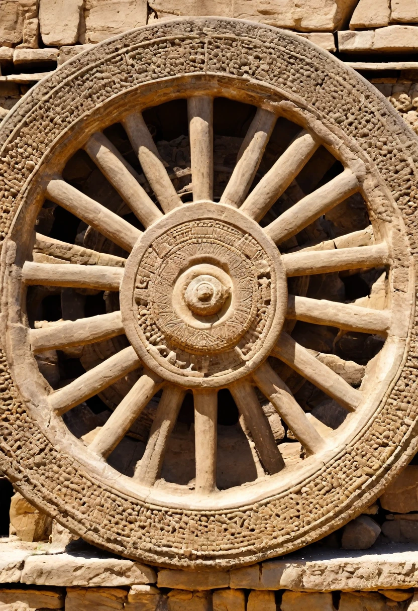 ancient wheel. Mesopotamia