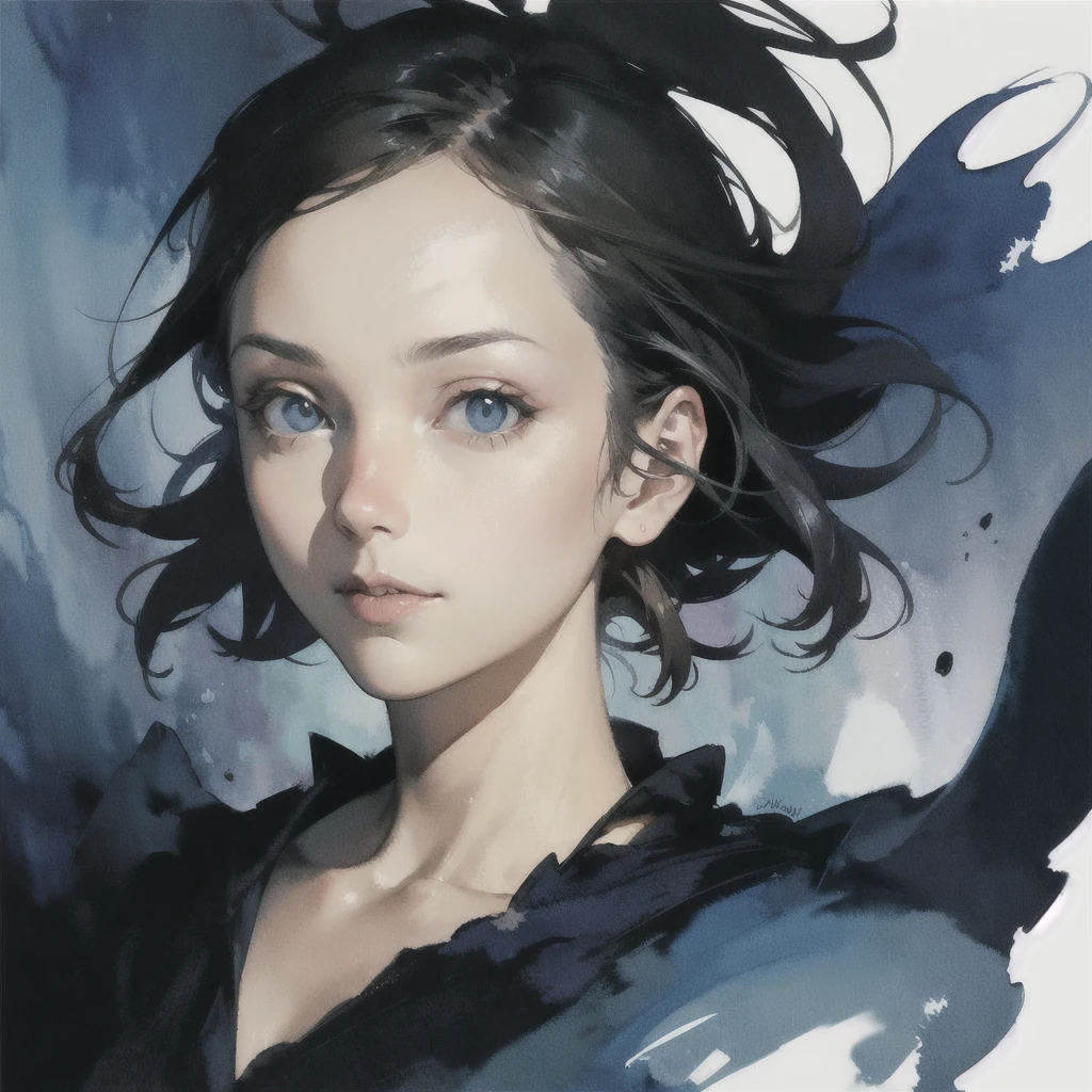 Deep subliminal, Surrealism, in watercolor style, Photorealism, look from the depths