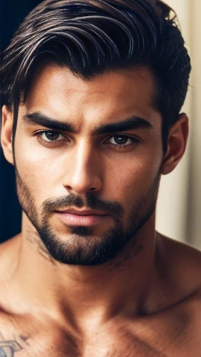 A beautiful Judæan man focus on the face