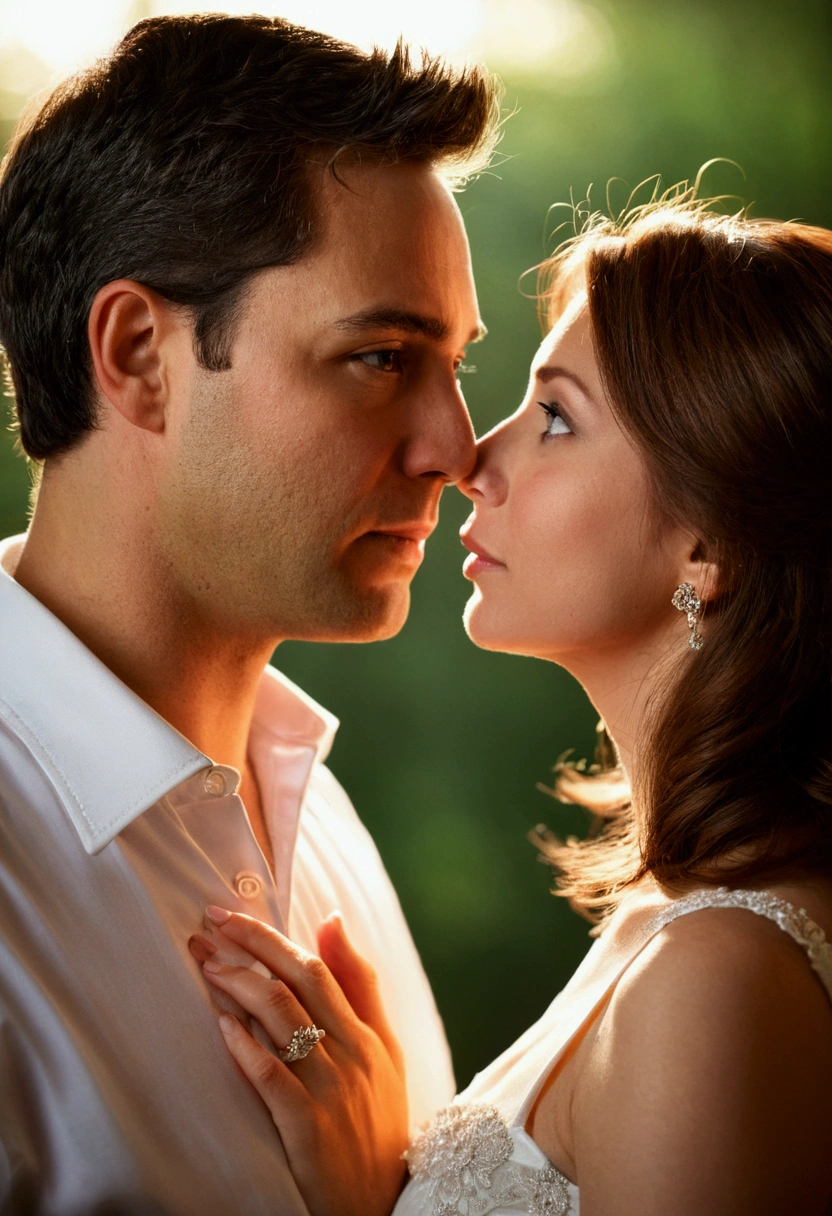 Romantic husband and wife