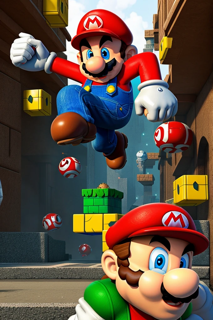 Generate super mario in gangster