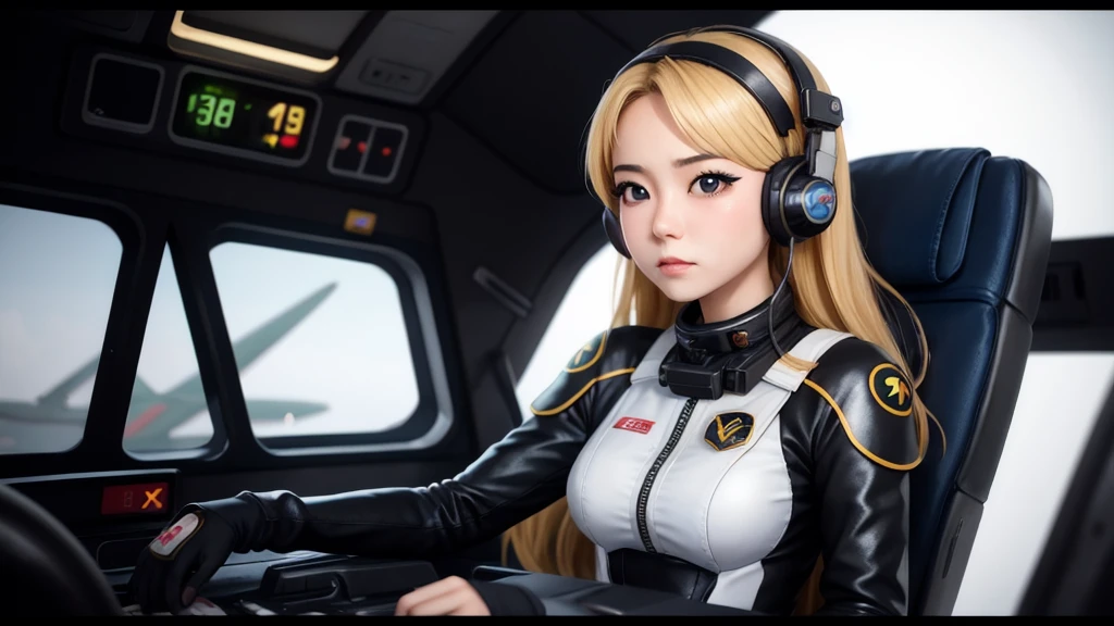 space station,Space base,Battleship,fighter (airplane),
Cute,kawaii,Thin,
lifestyle photography,cropped shoulders,Above,wicked,to frown,Cinematic lighting,Shot on a Polaroid SX-70,50 мм f1.2,,
wearing edgPlugsuit,edgPlugsuit,skin tight,(headset interface:1.1),
Suryu Asuka Langley,blonde hair,, (Best quality:1.4),(8 k,Raw photo),shiny skin,pale_skin,detailed skin,detailed face,detailed eyes,Japanese idol,Beautiful face,