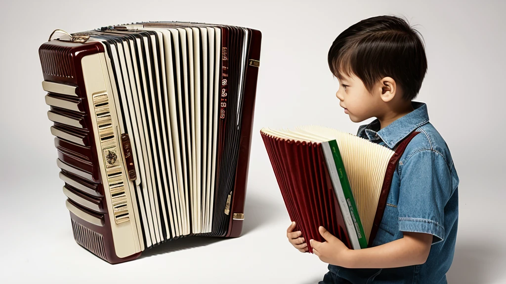 Accordion with books