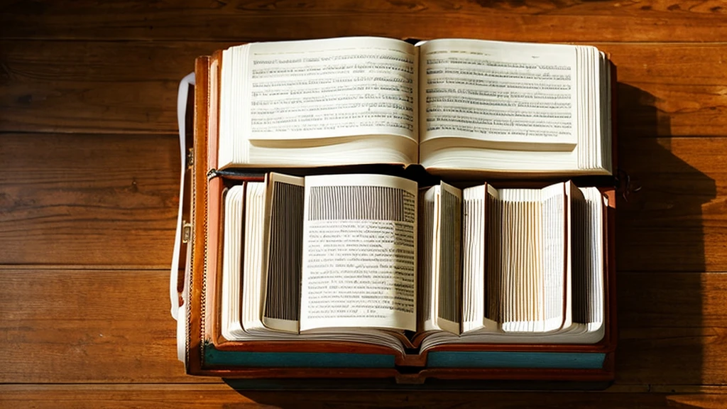 Accordion with books
