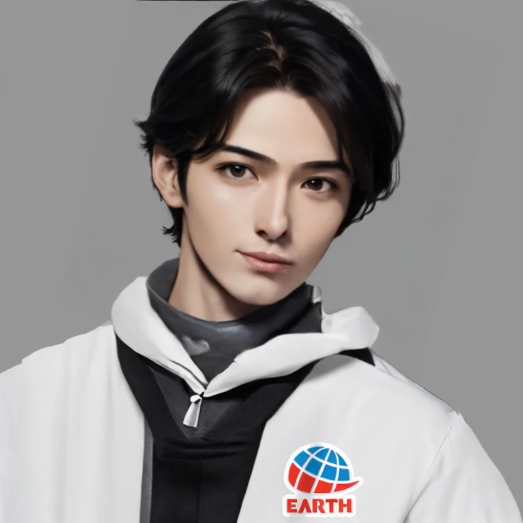 Araf is wearing a white jacket and black tie., Cai Xukun, Yanjun Chent, Inspired by Bian Shoumin, Inspired by Zhang Han, xqc, Zhezhou Chen, Inspired by Yanjun Chen, makoto shinkai ( Apex Legends ), Inspired by Wen Chengming, Korean Man, Gweiz-style artwork, Chen Xintong