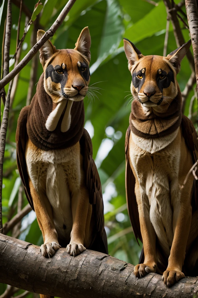 Two friends in the Peruvian Amazon