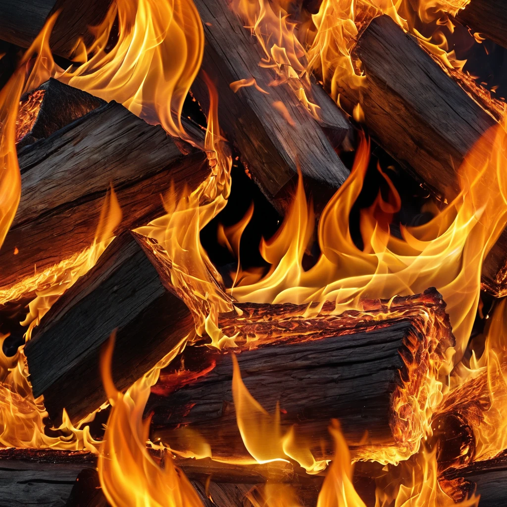 flames, fire, Ultra HD, 8K, Realist