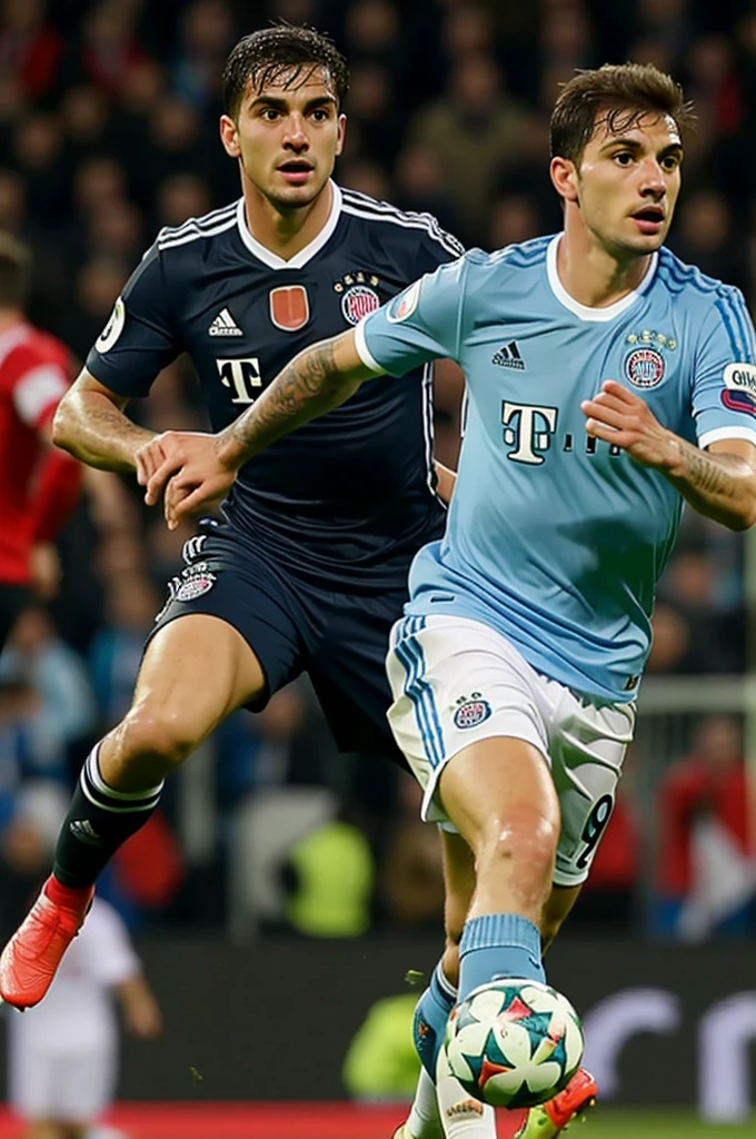 Uruguayan Bayern Munich player with number 9