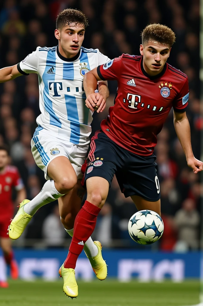 19-year-old Uruguayan Bayern Munich player with number 10