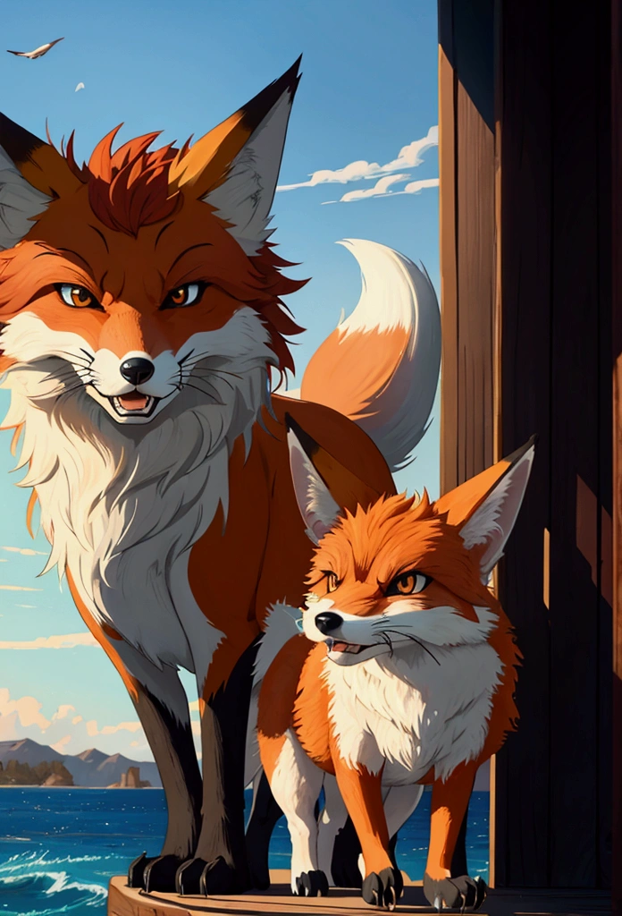 angry cruise fox