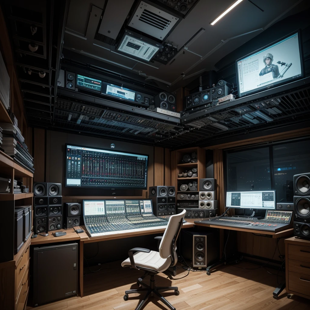 the most complete music studio and 300% Technological, in the distant future