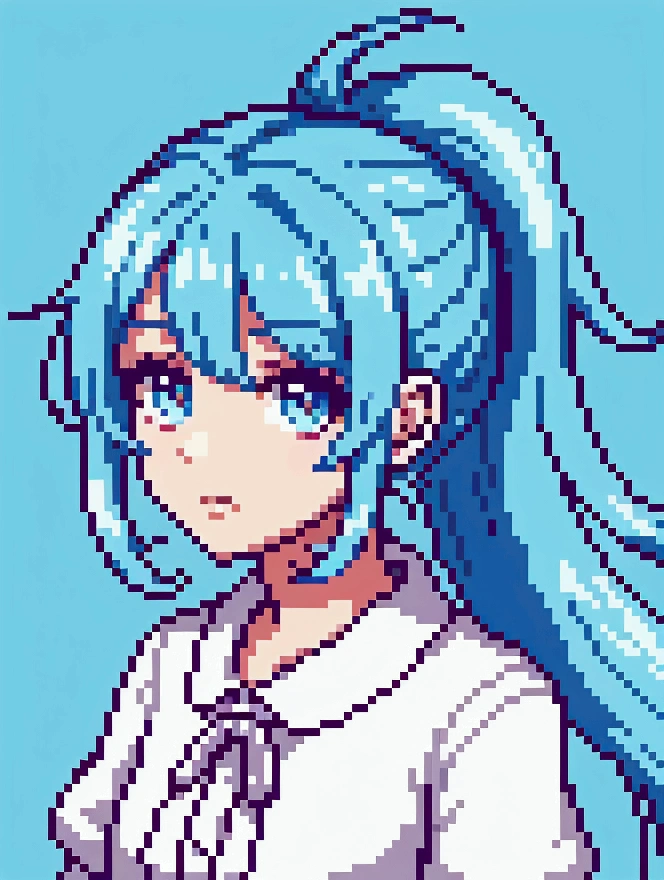(Masterpiece), (Best Quality), (Super Detail), (disheveled Hair), (Illustration), (One Girl), (Fashionable Clothes), Standing, Fashion Model, Beholder, (Interview), (Simple Background), Finely Beautiful Eyes, Delicate Beautiful Face, Floating, (High Saturation), (Colorful Splash), Colorful Bubble, (Shine), Focus on the Face, Ponytail, Light Blue Hair, Bangs, Hair Rings, Floating Flowers, Floating Hairs, (Shining), Best Lighting, Best Shadows