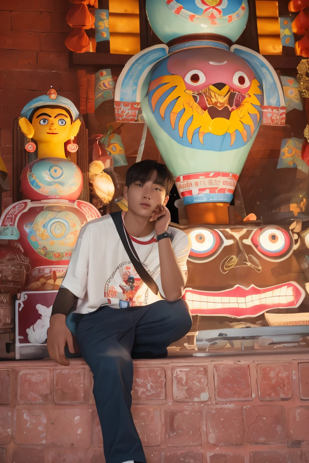 Acute South Korean boy age extreme detail photo hyper realistic ultraisam 4K cinematic wallpaper