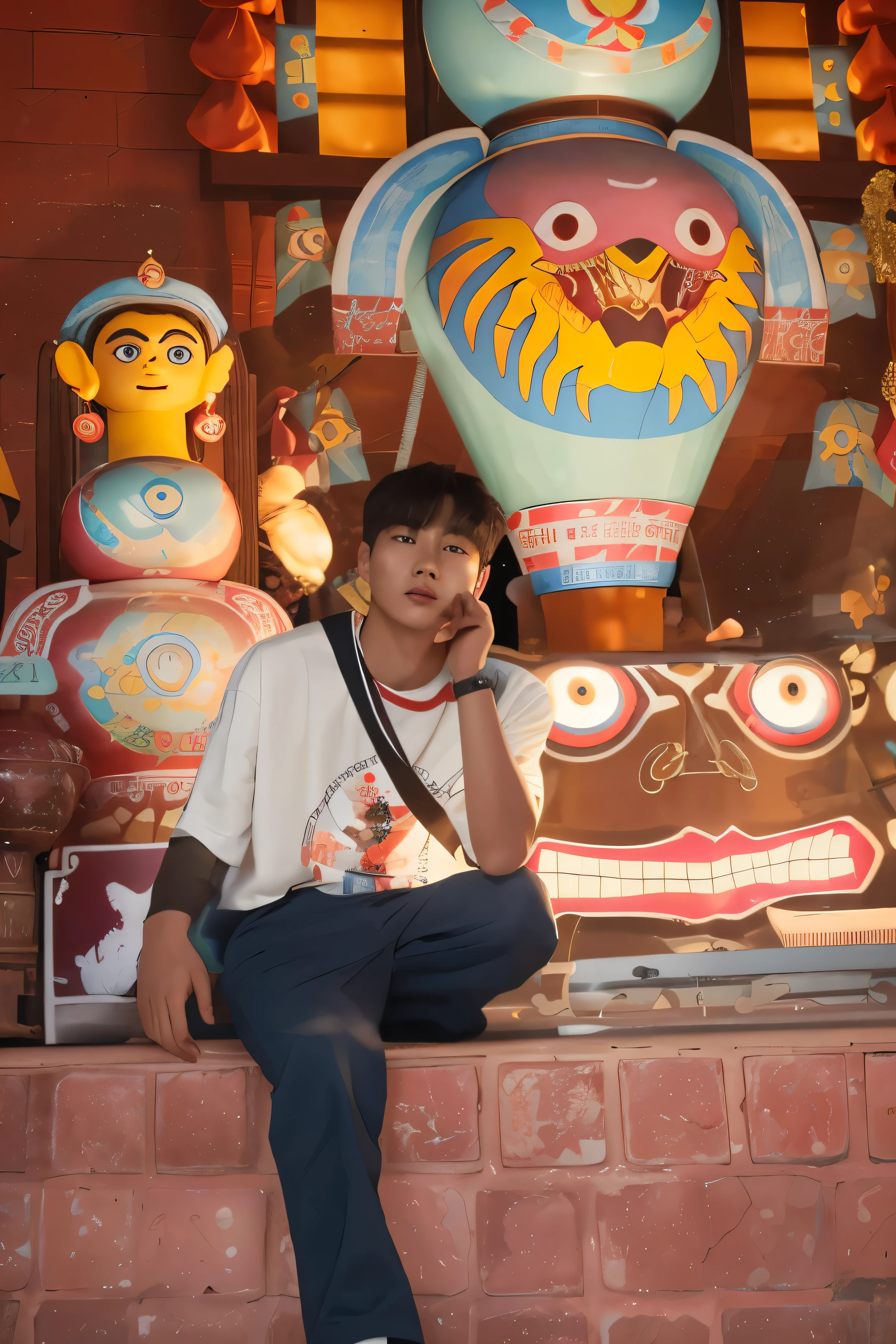 Acute South Korean boy age extreme detail photo hyper realistic ultraisam 4K cinematic wallpaper