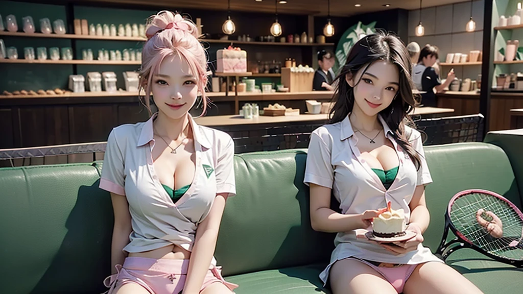 (((((((((((I see pink panties)))))))))))
(((((((((Emphasize cleavage))))))))) ((((((((A female junior high school student in a short-sleeved white tennis polo shirt)))))))) ((((((((A junior high school girl in a white tennis short miniskirt)))))))) (((((((お洒落でcuteInside the Starbucks store))))))) 8K、RAW Photos、Highest quality、Super detailed、Super Resolution、Ultra HD、8K壁紙、Amazing details ((((((tennis racket)))))) (((((((Inside the Starbucks store)))))))、 ((((((Sit down and eat cake、Drink Starbucks coffee、smile))))))、((Heart Necklace)) Modern and sleek design:Interior design using natural materials、Many of the designs are warm and made using wood and metal.。 Large windows:自然光をたっぷり取り入れるためのLarge windowsがあり、Providing a bright and open space。 Green Interior:Potted plants are effectively placed、It creates a relaxing atmosphere。 artwork:Works by local artists、Starbucks-related art on display。 Cozy seating:Cushioned chairs and sofas、Bar sheet etc.、A variety of seating options available。 Open kitchen area:Being able to see how drinks and food are made、We provide peace of mind and transparency。 Unique lighting:Antique lamps and chandeliers、Modern lighting fixtures are used。 Comfortable background music:Relaxing music is playing、A comfortable space is provided。 Wide々Table space:一人でもグループでも使いやすいWide々There is a table with。 Community Table:There is a large table where you can socialize with other customers.。 Seasonal decorations:The decorations are themed according to the season.。 Design with a local feel:The design incorporates the local culture and characteristics.。 Fragrance production:コーヒーの香りが店内にWideがり、A space that satisfies the five senses has been created.。 Conversation with a barista:フレンドリーなConversation with a baristaが楽しめるカウンターエリアがあります。 8K、RAW Photos、Highest quality、masterpiece:1.2、Super detailed、Super Resolution、Ultra HD、8K壁紙、Amazing details、Photorealistic:1.4、Having fun by the water、Full Body Shot、Full body photo、High-resolution RAW color photos、Professional photos、A scene full of emotion、Very detailed and beautiful、Ultra HD、8K壁紙、Amazing details、Huge file sizes、Highly detailed beautiful girls、Highly detailed face Highly detailed eyes、Extremely realistic skin、 Highly detailed fingers, Highly detailed nose, Highly detailed mouth, Perfect Anatomy, Highly detailed background, Highly detailed clothing, , cute女の子, Famous Japanese Idols, cute, Realistic body, Slender, White skin, Glowing Skin, Slim body, Realistic Face, Delicate eyes, double eyelid,