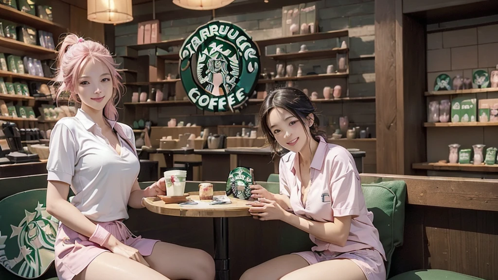 (((((((((((I see pink panties))))))))))) 
(((((((((Emphasize cleavage))))))))) ((((((((A female junior high school student in a short-sleeved white tennis polo shirt)))))))) ((((((((A junior high school girl in a white tennis short miniskirt)))))))) (((((((お洒落でcuteInside the Starbucks store))))))) 8K、RAW Photos、Highest quality、Super detailed、Super Resolution、Ultra HD、8K壁紙、Amazing details ((((((tennis racket)))))) (((((((Inside the Starbucks store)))))))、 ((((((Sit down and eat cake、Drink Starbucks coffee、smile))))))、((Heart Necklace)) Modern and sleek design：Interior design using natural materials、Many of the designs are warm and made using wood and metal.。 Large windows：自然光をたっぷり取り入れるためのLarge windowsがあり、Providing a bright and open space。 Green Interior：Potted plants are effectively placed、It creates a relaxing atmosphere。 artwork：Works by local artists、Starbucks-related art on display。 Cozy seating：Cushioned chairs and sofas、Bar sheet etc.、A variety of seating options available。 Open kitchen area：Being able to see how drinks and food are made、We provide peace of mind and transparency。 Unique lighting：Antique lamps and chandeliers、Modern lighting fixtures are used。 Comfortable background music：Relaxing music is playing、A comfortable space is provided。 Wide々Table space：一人でもグループでも使いやすいWide々There is a table with。 Community Table：There is a large table where you can socialize with other customers.。 Seasonal decorations：The decorations are themed according to the season.。 Design with a local feel：The design incorporates the local culture and characteristics.。 Fragrance production：コーヒーの香りが店内にWideがり、A space that satisfies the five senses has been created.。 Conversation with a barista：フレンドリーなConversation with a baristaが楽しめるカウンターエリアがあります。 8K、RAW Photos、Highest quality、masterpiece:1.2、Super detailed、Super Resolution、Ultra HD、8K壁紙、Amazing details、Photorealistic:1.4、Having fun by the water、Full Body Shot、Full body photo、High-resolution RAW color photos、Professional photos、A scene full of emotion、Very detailed and beautiful、Ultra HD、8K壁紙、Amazing details、Huge file sizes、Highly detailed beautiful girls、Highly detailed face Highly detailed eyes、Extremely realistic skin、 Highly detailed fingers, Highly detailed nose, Highly detailed mouth, Perfect Anatomy, Highly detailed background, Highly detailed clothing, Teen, cute女の子, Famous Japanese Idols, cute, Realistic body, Slender, White skin, Glowing Skin, Slim body, Realistic Face, Delicate eyes, double eyelid,
