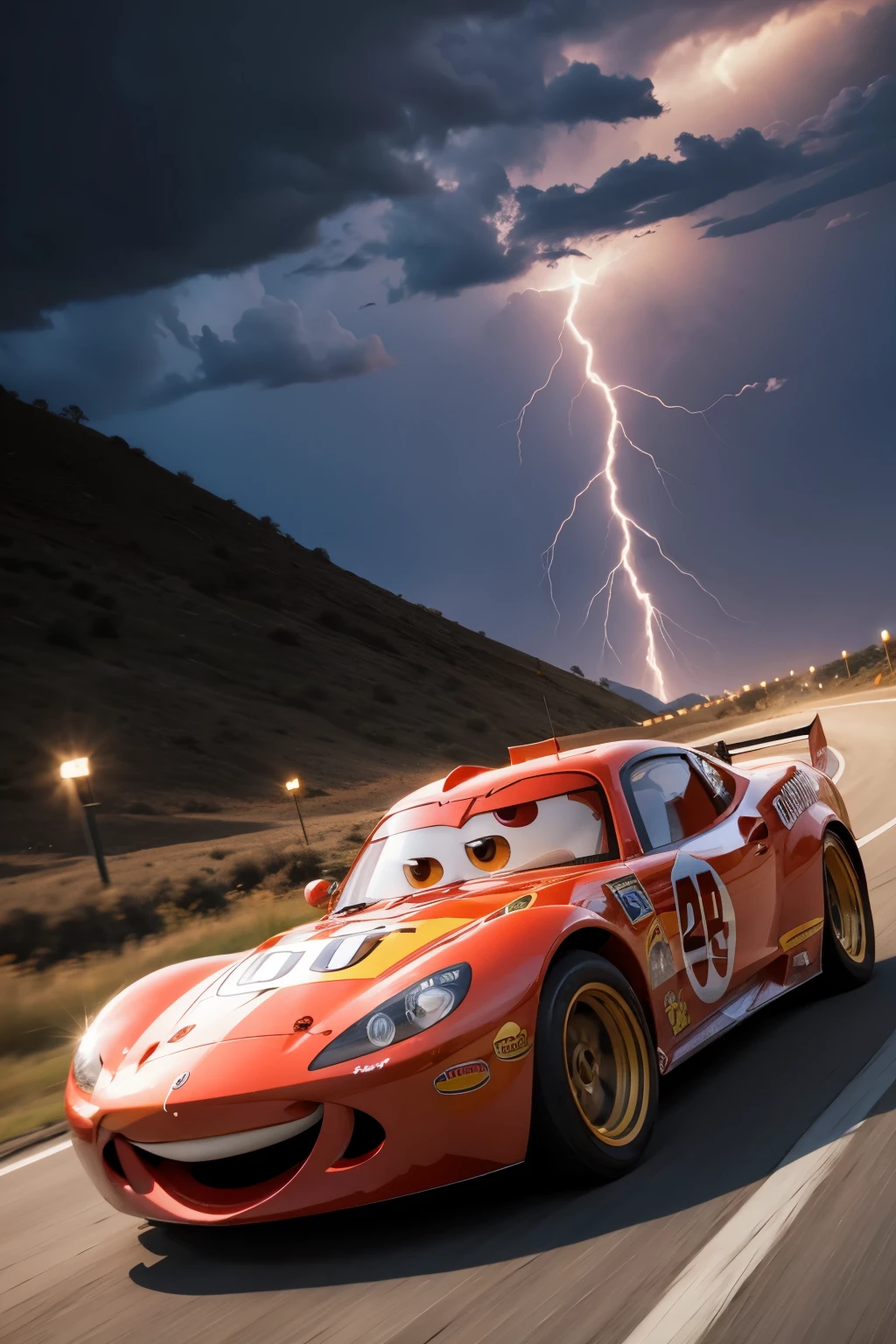 Make Lightning Mcqueen