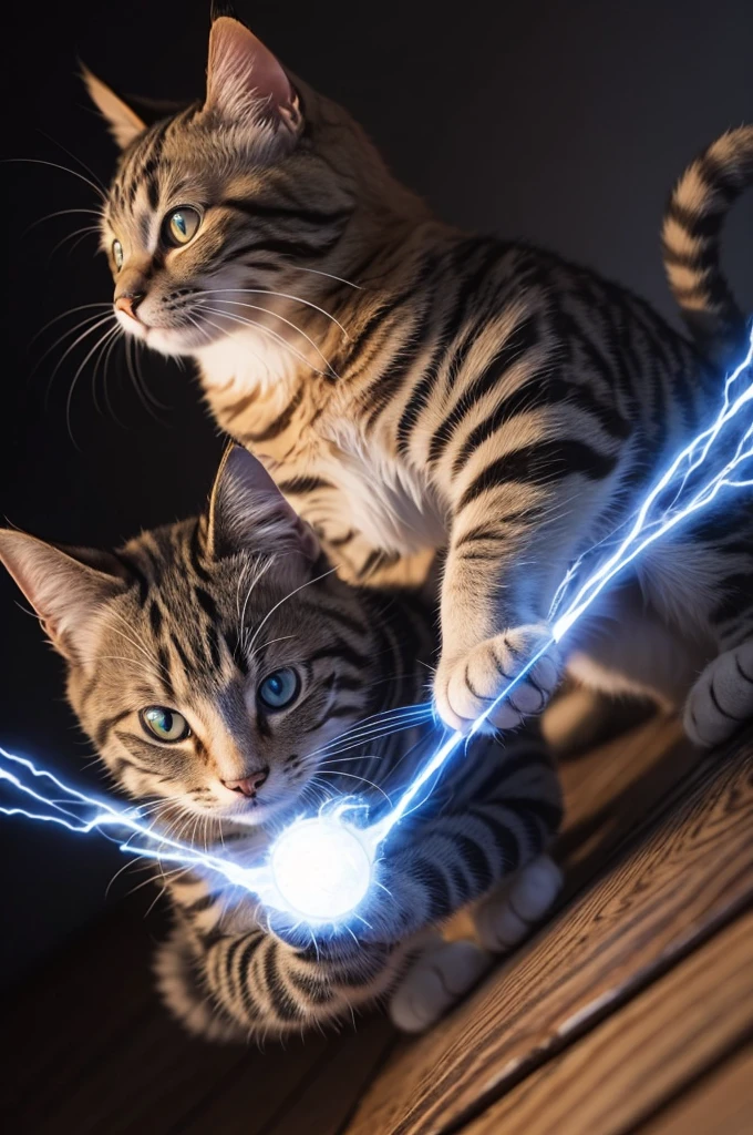 Photo of a cat with powers