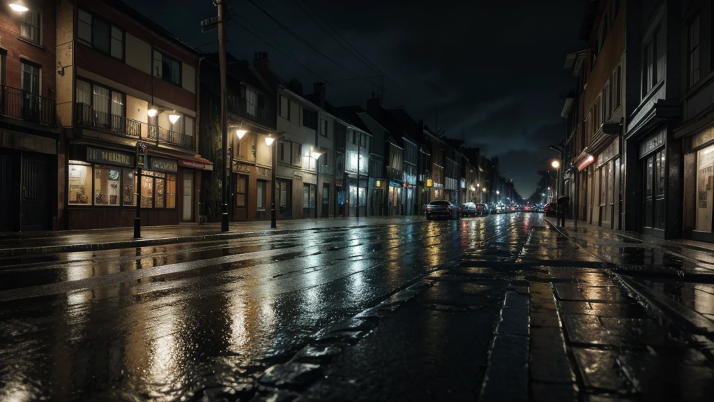 street anoite, grimdark, raining