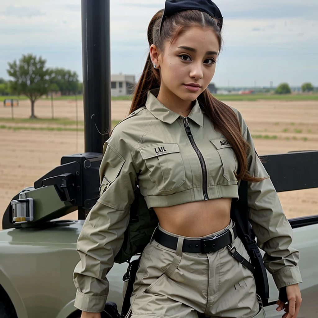 ariana grande as a future soldier