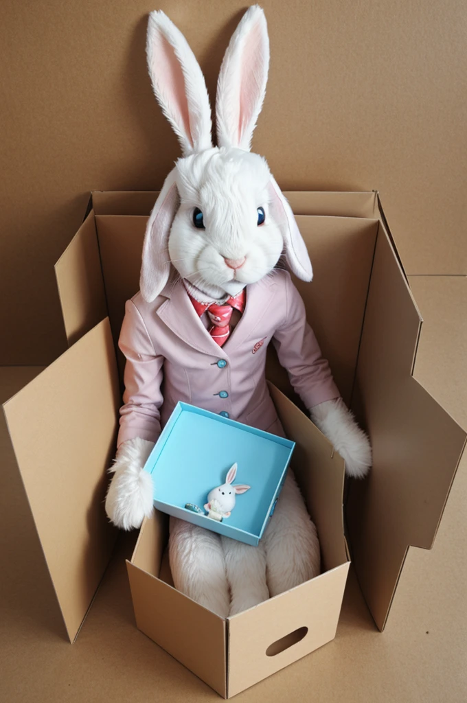 Box Bonnie the rabbit in. human version 
