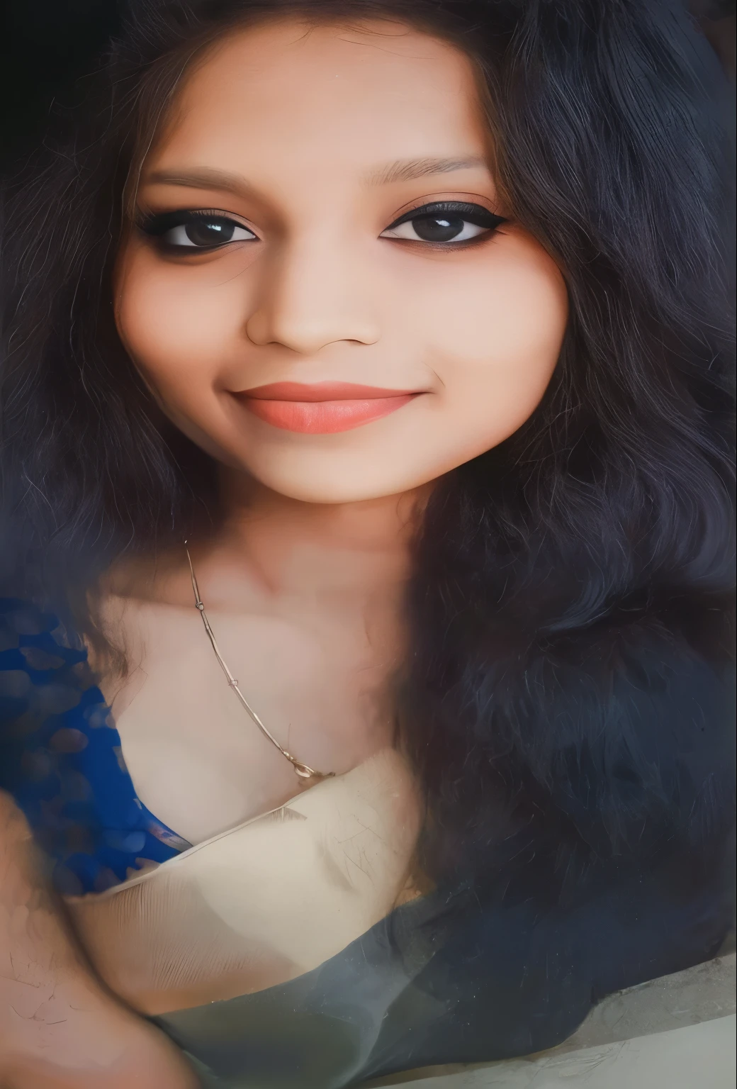 a beautiful indian woman, full nude, hairy pusssy, nipple