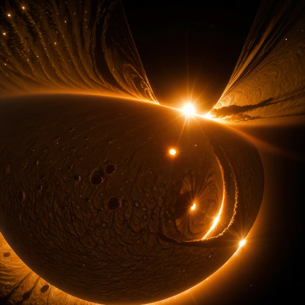 photo of the sun seen from space