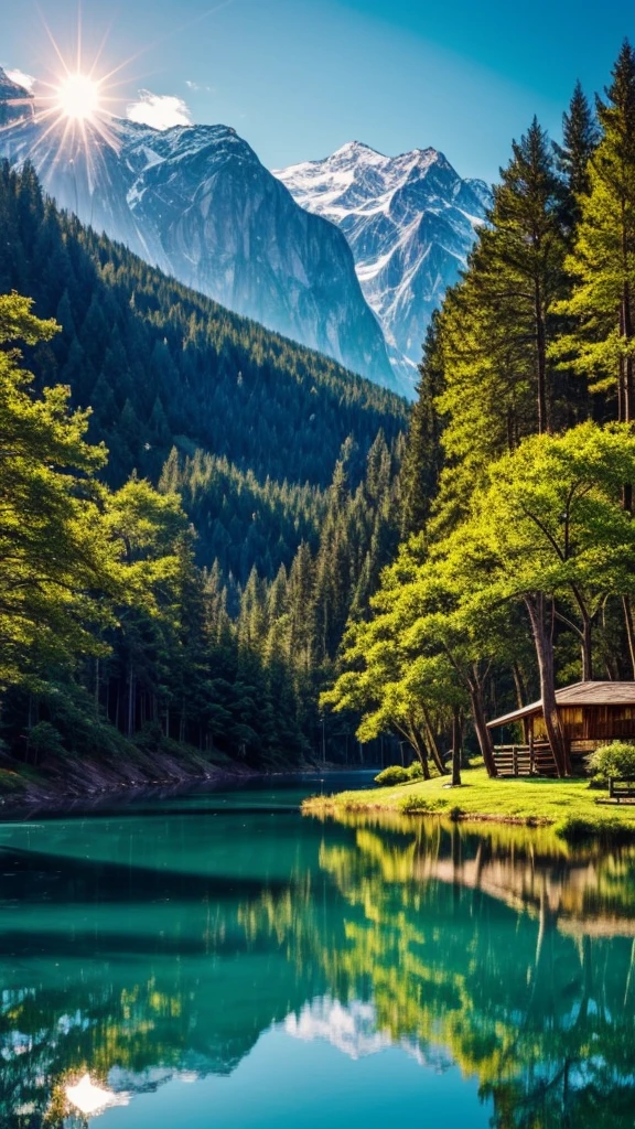 Create 10 aesthetic place images