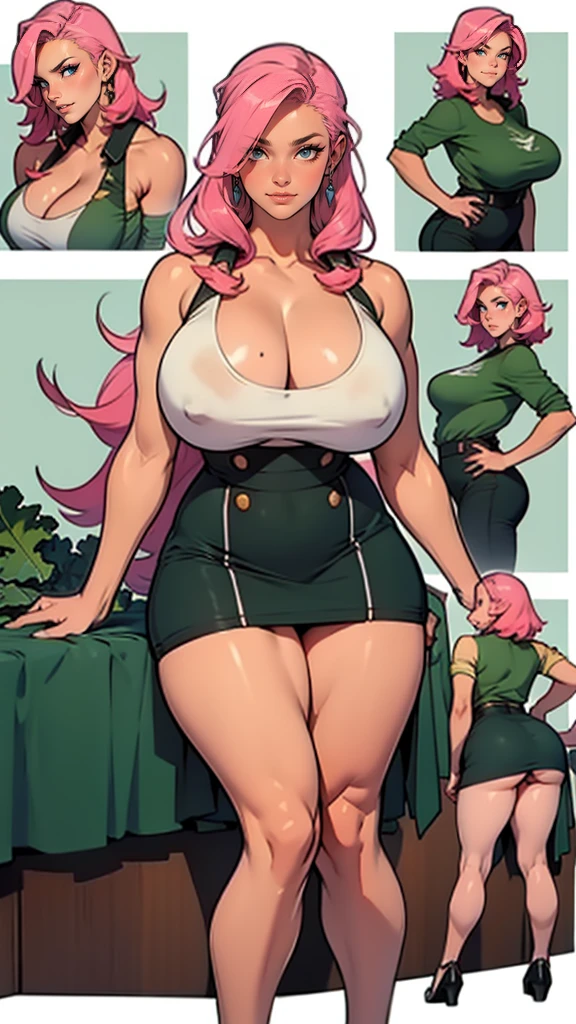 tall woman , high-waist e seios gota, lain, mulher pelada laina, tall and slim thighs, Legs long, high-waist, huge huge ((artwork)),(((best quality))),((character design sheet)) ,((Vulgar)) , voluptuous girl, he used to smile,((between the breasts)) , , pink hair, pink hair, laina, Kale, Kale, vagina Kale,, Kale vagina, Kale pussy, seductive look with pleasure