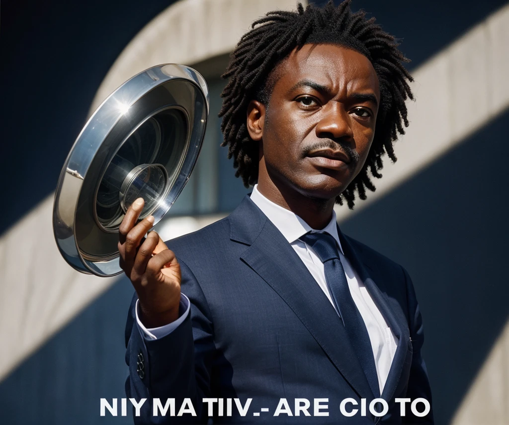 Create an image featuring a distinguished figure representing Femi Falana, with a serious and authoritative expression, set against the backdrop of a town hall or local government office. Include subtle icons of a magnifying glass and eye symbols to represent vigilance. Use a color scheme of navy blue, white, and grey. Add bold, clear headline text: 'Autonomy: Monitor Activities of LGA Officials, Falana Urges Nigerians' with high contrast for readability. The style should be professional and clean."