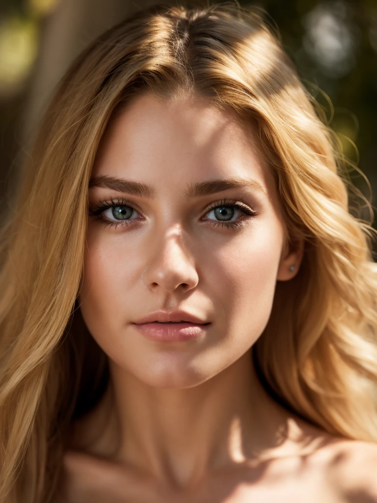 realistic nude blonde woman, extremely detailed face and body, high quality, 8k, photorealistic, detailed skin and eyes, detailed facial features, long blonde hair, seductive expression, natural lighting, soft focus, cinematic, elegant, beautiful, ethereal