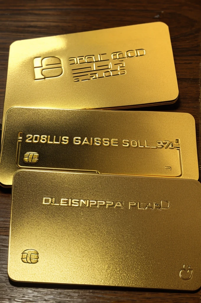 a gold card 