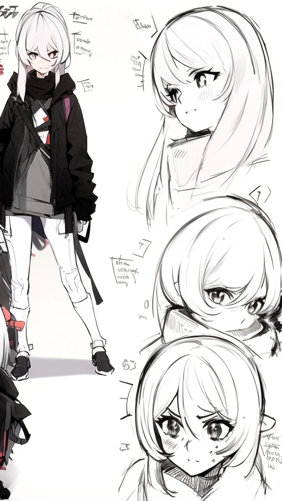 a beautiful anime girl with grey hair (best quality,4k,8k,highres,masterpiece:1.2),ultra-detailed,(realistic,photorealistic,photo-realistic:1.37),1girl,detailed face,beautiful detailed eyes,beautiful detailed lips,extremely detailed eyes and face,longeyelashes,sensual,detailed background,highly detailed, full body, cute, standing, casual clothes, cool jacket, whale reference cloth,straight hair