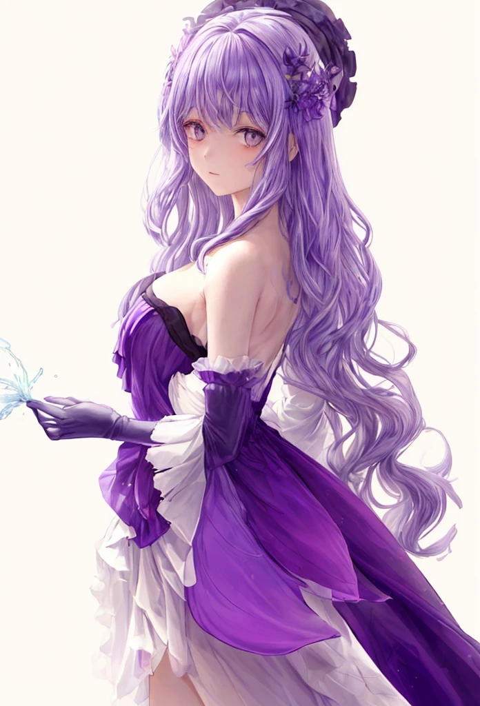 "Colorie ce dessin d'une sirène avec un style réaliste.grosse fesse. Utilise des nuances de violet pour ses cheveux et ses nageoires, en ajoutant des reflets et des ombres pour donner de la profondeur et de la texture. Pour sa peau, utilise des tons naturels, avec des dégradés subtils pour les ombres et les lumières. Les écailles sur son dos doivent être dorées ou cuivrées, avec des reflets métalliques pour les faire ressortir. Ajoute des détails réalistes aux éléments aquatiques, comme des gouttes d'eau sur sa peau et des effets de lumière pour simuler un environnement sous-marin."