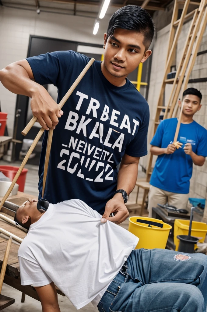 Create a T-shirt design for Brigada Eskwela 2024