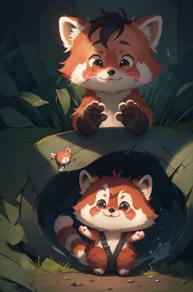  Red Panda, wave hands  Red Panda, They are fighting very angry, Adorable!!!, Adorable 信じられないほどかわいい, Adorable, wave hands ああ, Tian Zhi, wave hands, Playing with foxes, author：, cuteness, Very expressive