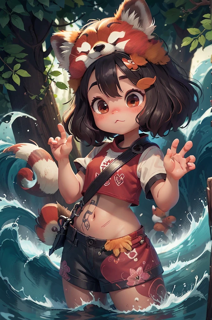 Red Panda, creation, Red Panda, wave hands 非常に怒って戦っている, Adorable!!!, Adorable 信じられないほどかわいい,Adorable, wave hands、 wave hands, Animals only、