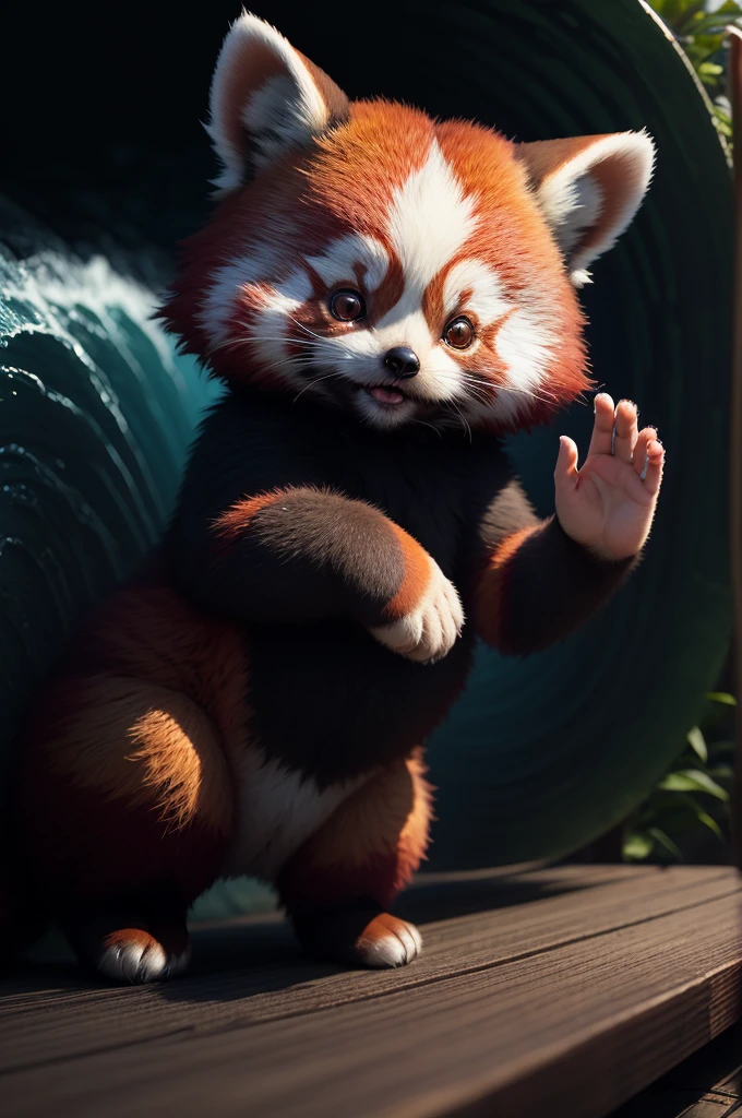 Red Panda, creation, Red Panda, wave hands 非常に怒って戦っている, Adorable!!!, Adorable 信じられないほどかわいい,Adorable, wave hands、 wave hands,