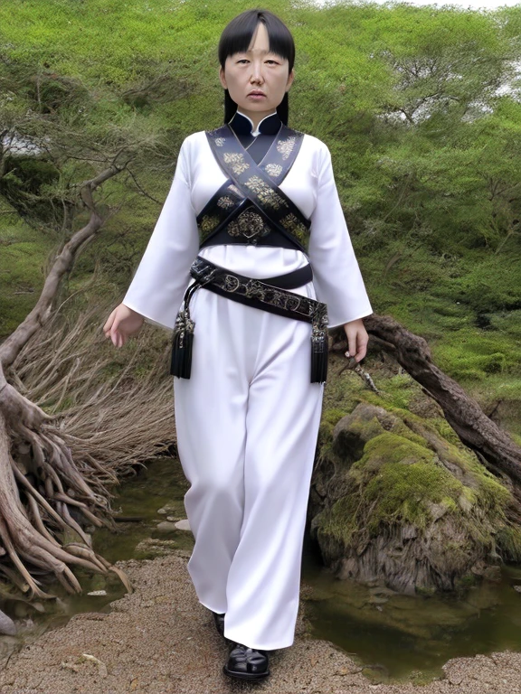 Model shooting style, (Highly detailed 8k wallpaper, Ultra-realistic:1.3),プロによる全身photograph, of (白人起源of美しい20歳of女性戦士 (Complex髪型を持つ非常に詳細な非常に長い髪:1.3)), Complex, High detail, dramatic, photograph リアル, High resolution, 超High resolution, photograph, Scattered beneath the surface, (Depth of written boundary:0.3), (Full Body Shot:1.3), Full body portrait, Fantasy Setting, 村of背景, Style Princess