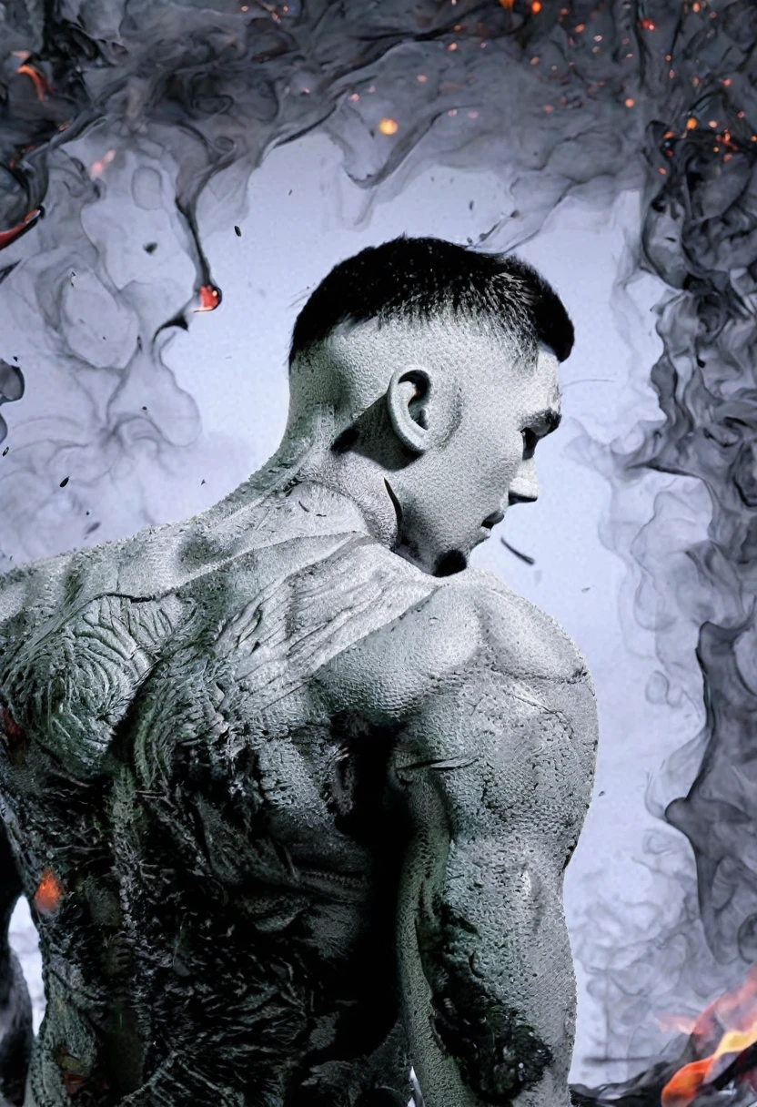Create a 4k action figure image