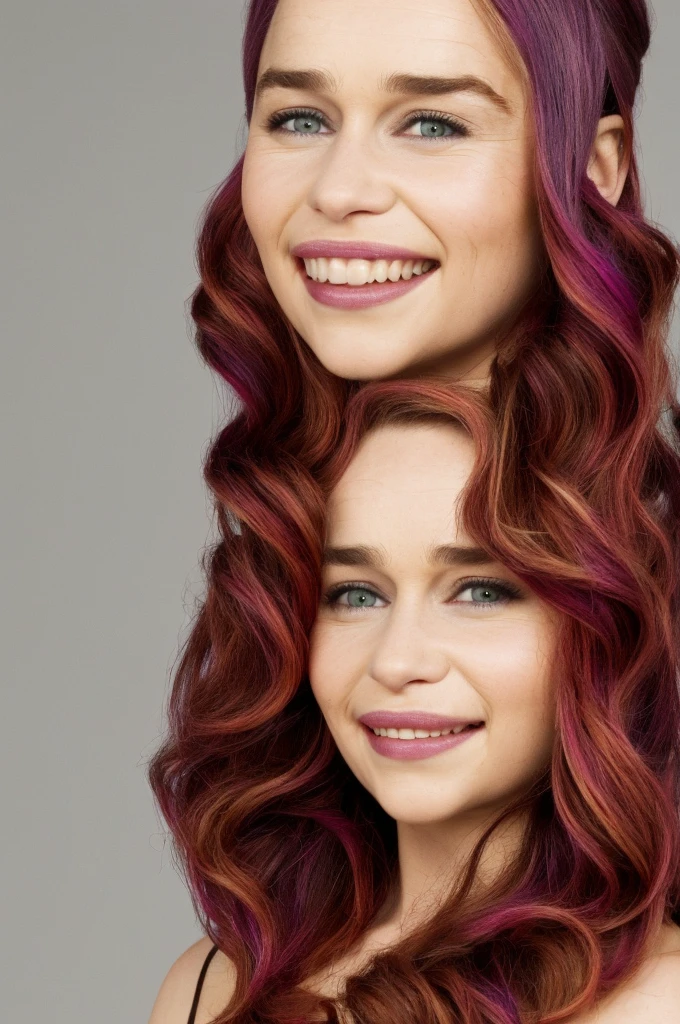 emilia clarke as a prostitute with colored hair