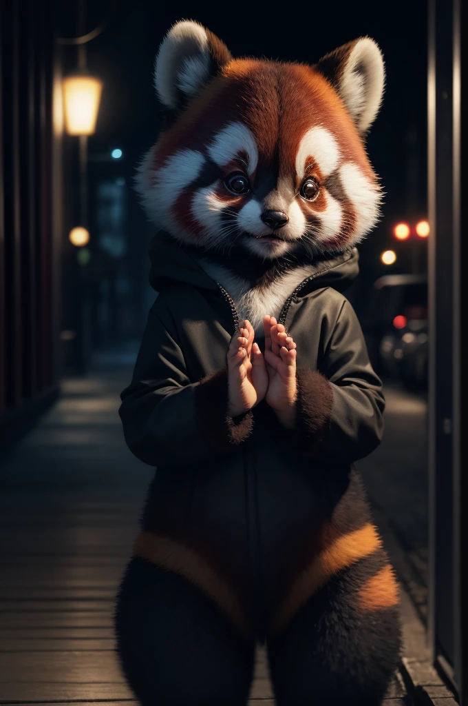 Pixar movie style, 最high quality, Still image, very cute, Big eyes,very happy,Attention to detail, high quality, masterpiece, Accurate, Super detailed,Red PandaRed PandaRed PandaRed Panda, creation, Red Panda, wave hands 非常に怒って戦っている, Adorable!!!, Adorable 信じられないほどかわいい,Adorable, wave hands、 wave hands,