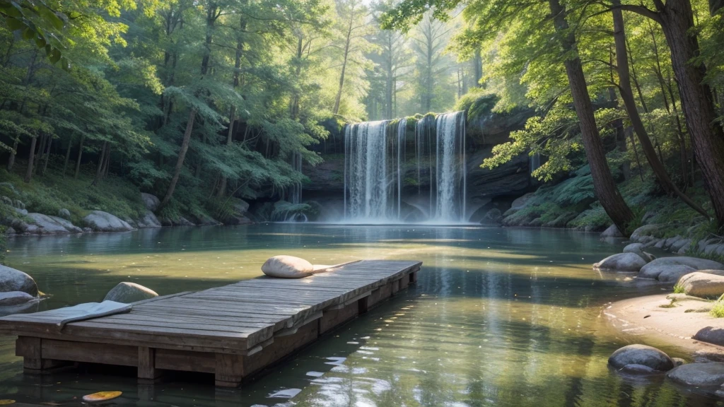 Image Creation Prompt: YouTube Banner Image Photo Description: Create a banner image for a YouTube channel dedicated to relaxing music and study sounds, meditation, sleep and relaxation. The channel offers a variety of content, including music for studying, White noise, Nature sounds, músicas para meditation, sleep music and songs for babies to sleep. The image must convey tranquility, Calm and serenity, reflecting the relaxing and peaceful atmosphere of the channel's content. Specific Instructions: main subject: Relaxation and Tranquility. Elementos visuais: colors: Use a soft, calming color palette like shades of blue, green and lilac. imagery/Icons: Include elements such as musical notes, Sheets, stele, moonligh, ripples, ou símbolos de meditation. fund: It should be simple and not distracting, preferably with a soft gradient or a light texture that resembles nature (ex: Starry sky, Sheets ao vento, ripples suaves). artistic style: Choose a clean, minimalist style, but is still visually appealing and easy to recognize at smaller sizes. texto: If you include text, Use a sleek, readable font. The channel name can be included if it does not overwhelm the image (ex: "Relaxing Sounds"). Inspiration and Sensation: The image should make the viewer feel peace and comfort immediately. Think about elements that induce relaxation and calm, like scenes from nature, subtle icons and calm colors. Visual Examples (For inspiration, do not copy): Icons de aplicativos de meditation como Calm ou Headspace. Capa de álbuns de música relaxante ou Nature sounds. imagery de perfil de outros canais do YouTube com temática similar. Format and Quality: Square size (preferably 2.048 x 1.152 pixels or larger to ensure quality). High resolution and sharpness for good viewing on different devices. Pay attention to the shape of the character's hands.